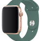 Apple Watch Compatible Silicone Sport Band Pine Green 