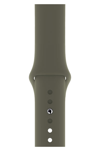 Apple Watch Uyumlu Silikon Spor Kordon Davy Yeşil  bikordon