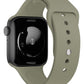 Apple Watch Uyumlu Silikon Spor Kordon Davy Yeşil  bikordon
