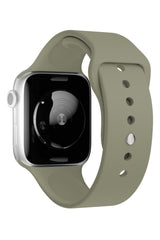 Apple Watch Uyumlu Silikon Spor Kordon Davy Yeşil