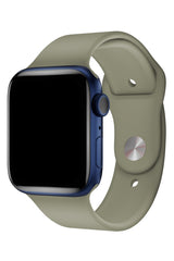 Apple Watch Uyumlu Silikon Spor Kordon Davy Yeşil