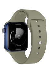 Apple Watch Uyumlu Silikon Spor Kordon Davy Yeşil