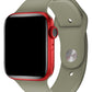 Apple Watch Uyumlu Silikon Spor Kordon Davy Yeşil  bikordon