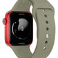 Apple Watch Uyumlu Silikon Spor Kordon Davy Yeşil  bikordon