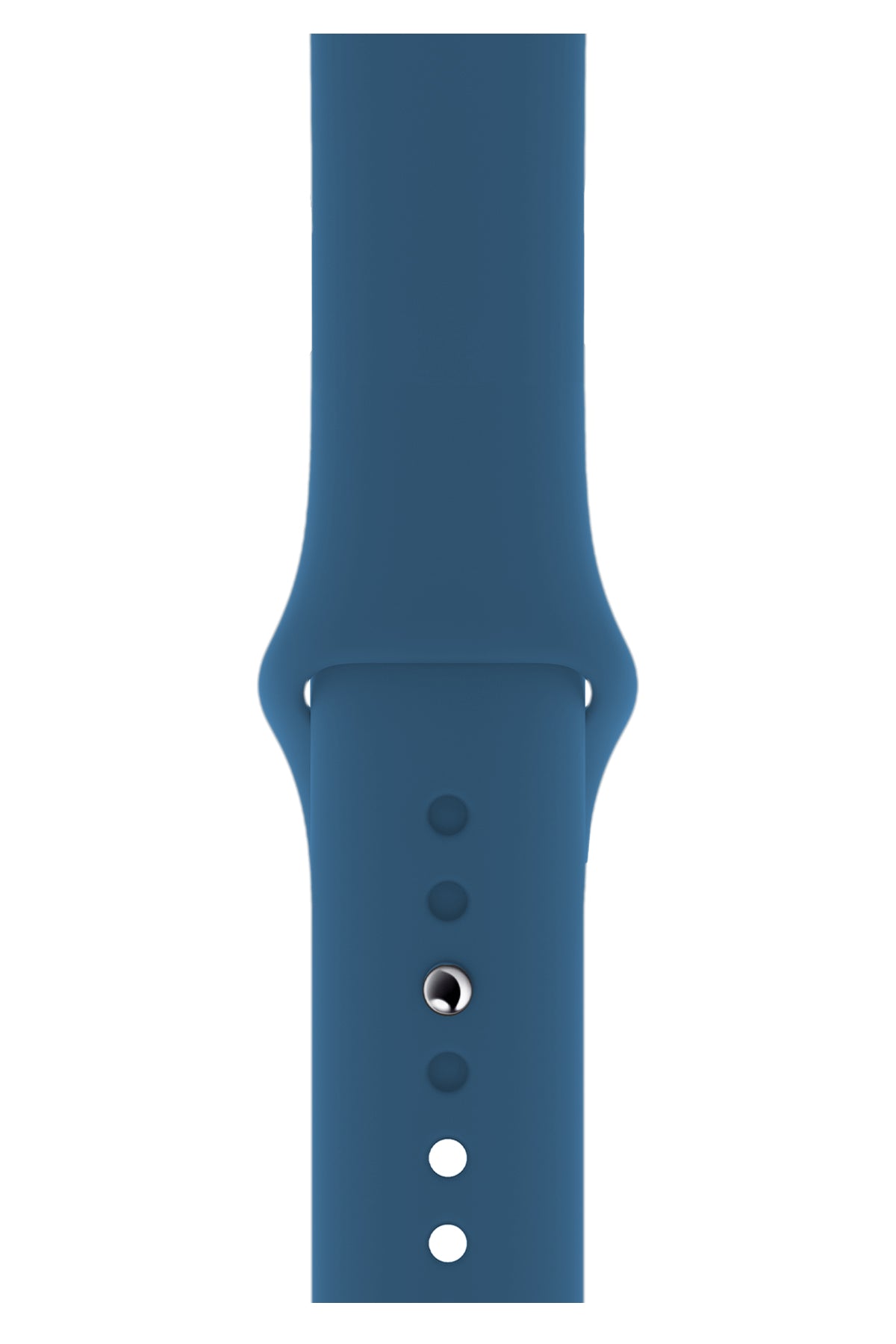 Apple Watch Compatible Silicone Sport Band Denim Blue