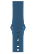 Apple Watch Uyumlu Silikon Spor Kordon Denim Mavi  bikordon
