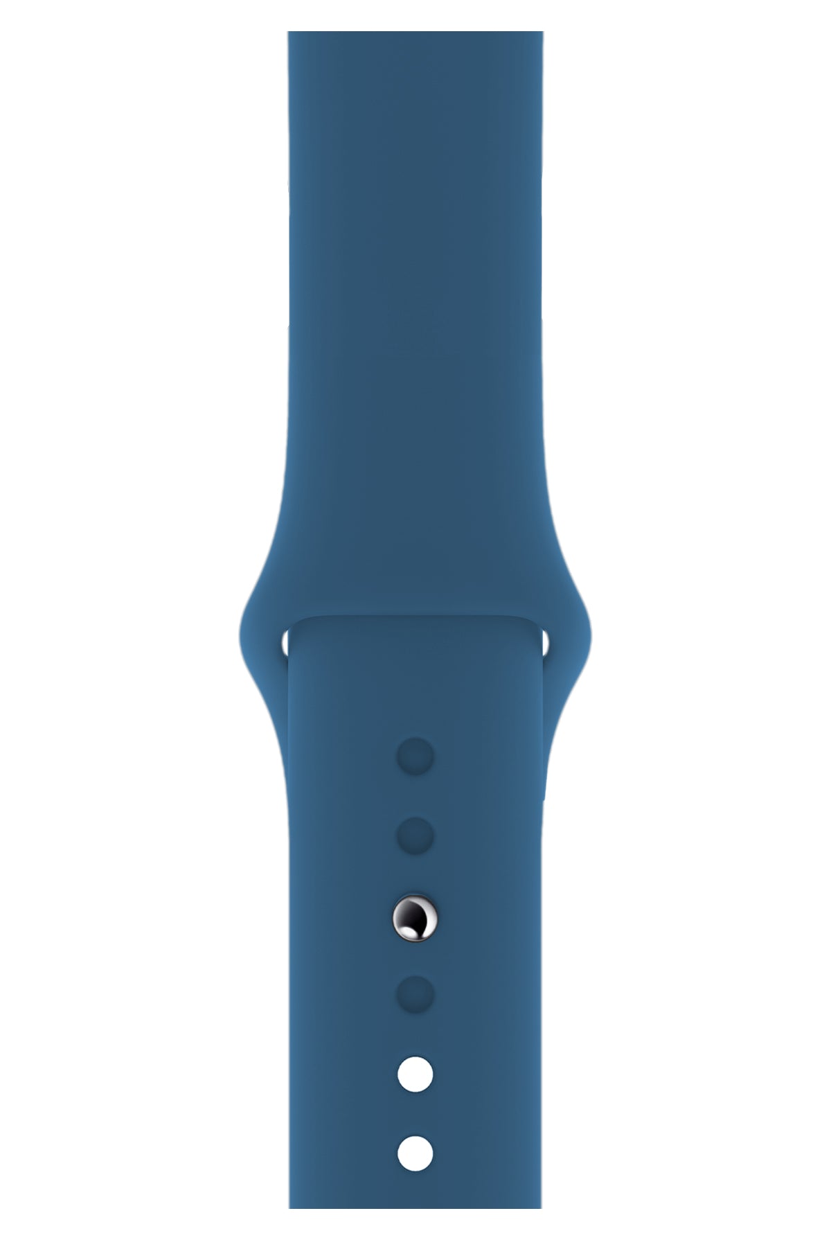 Apple Watch Uyumlu Silikon Spor Kordon Denim Mavi  bikordon