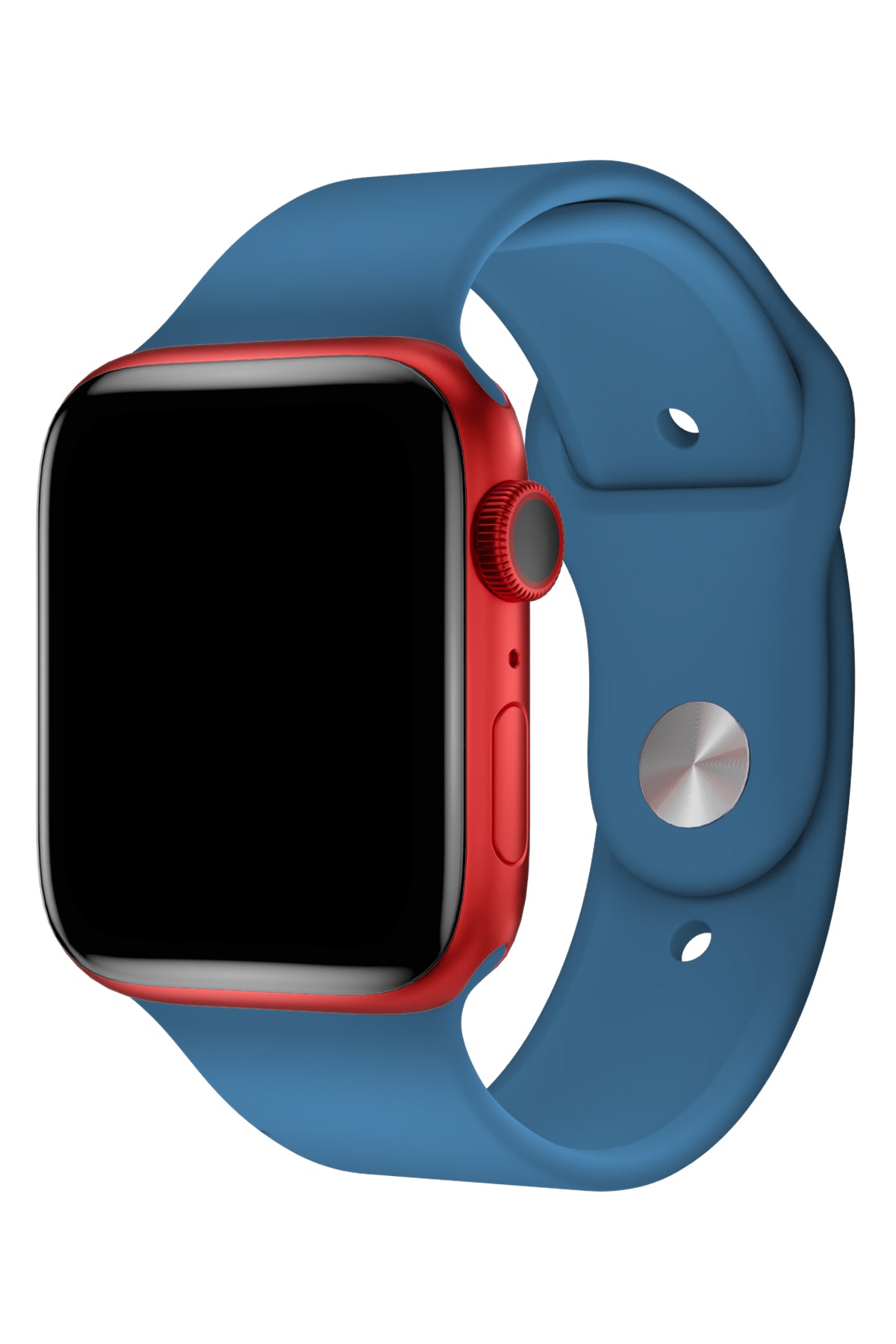 Apple Watch Uyumlu Silikon Spor Kordon Denim Mavi  bikordon