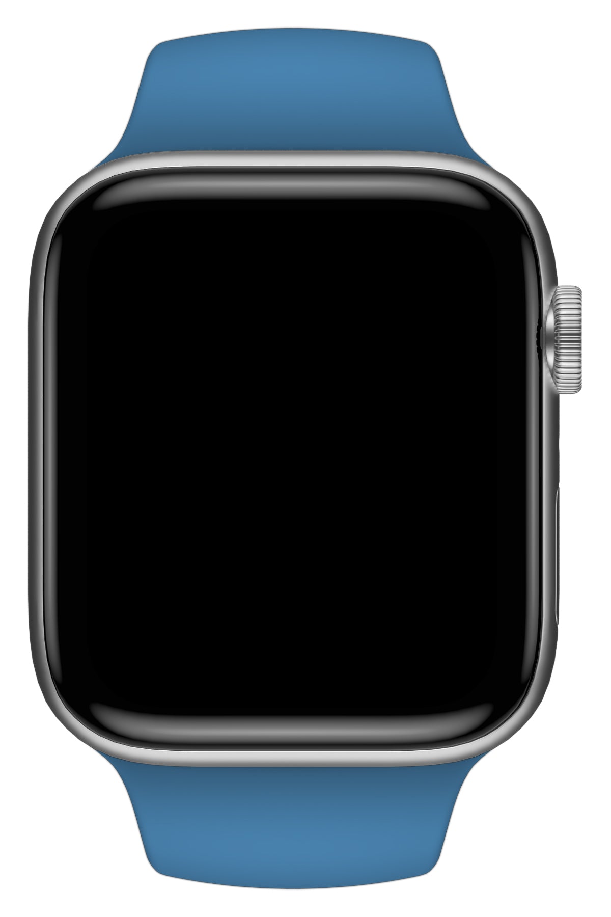 Apple Watch Uyumlu Silikon Spor Kordon Denim Mavi  bikordon