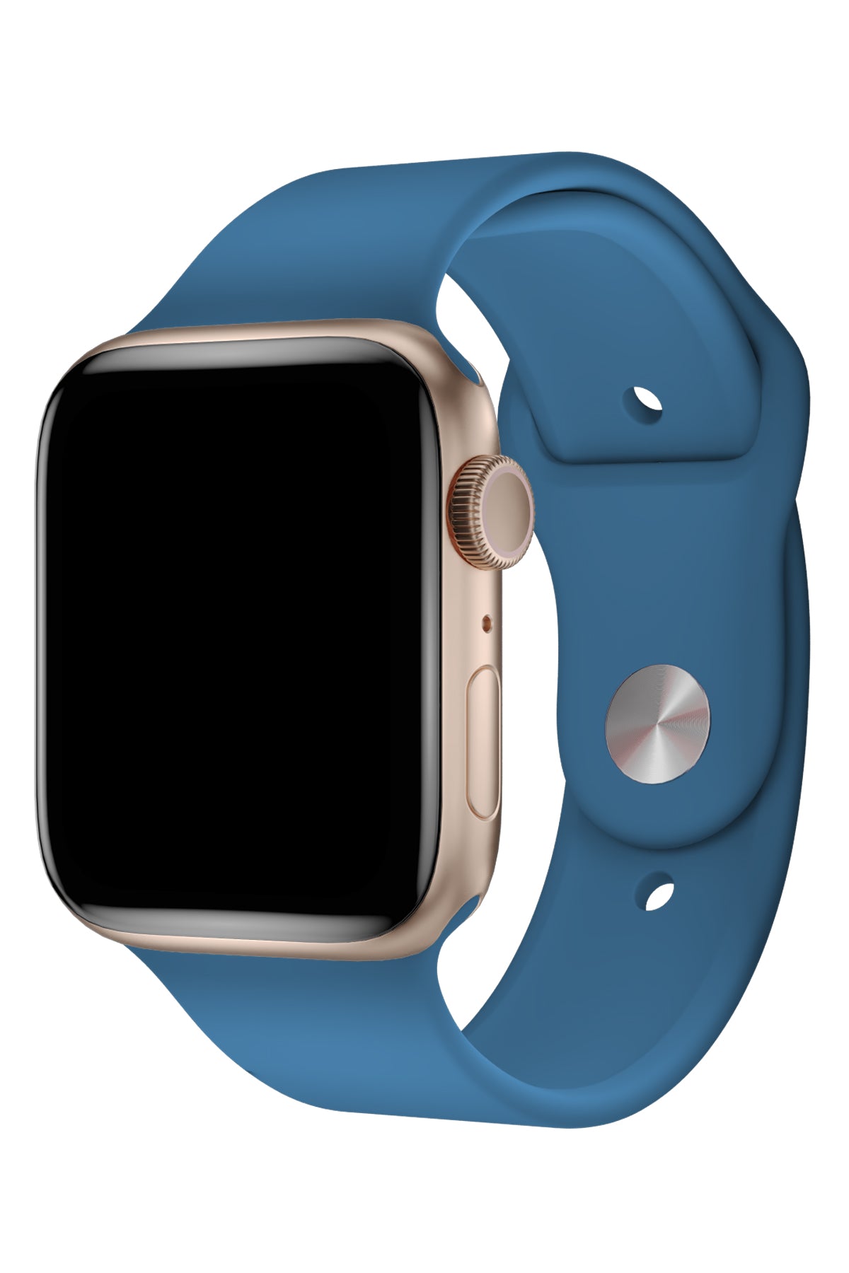 Apple Watch Uyumlu Silikon Spor Kordon Denim Mavi  bikordon