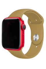 Apple Watch Uyumlu Silikon Spor Kordon Fallow