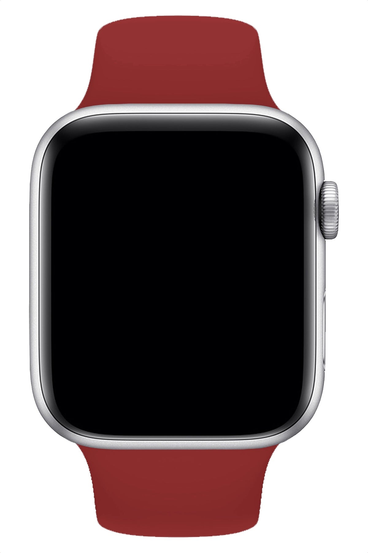 Apple Watch Uyumlu Silikon Spor Kordon Falu Kırmızı  bikordon
