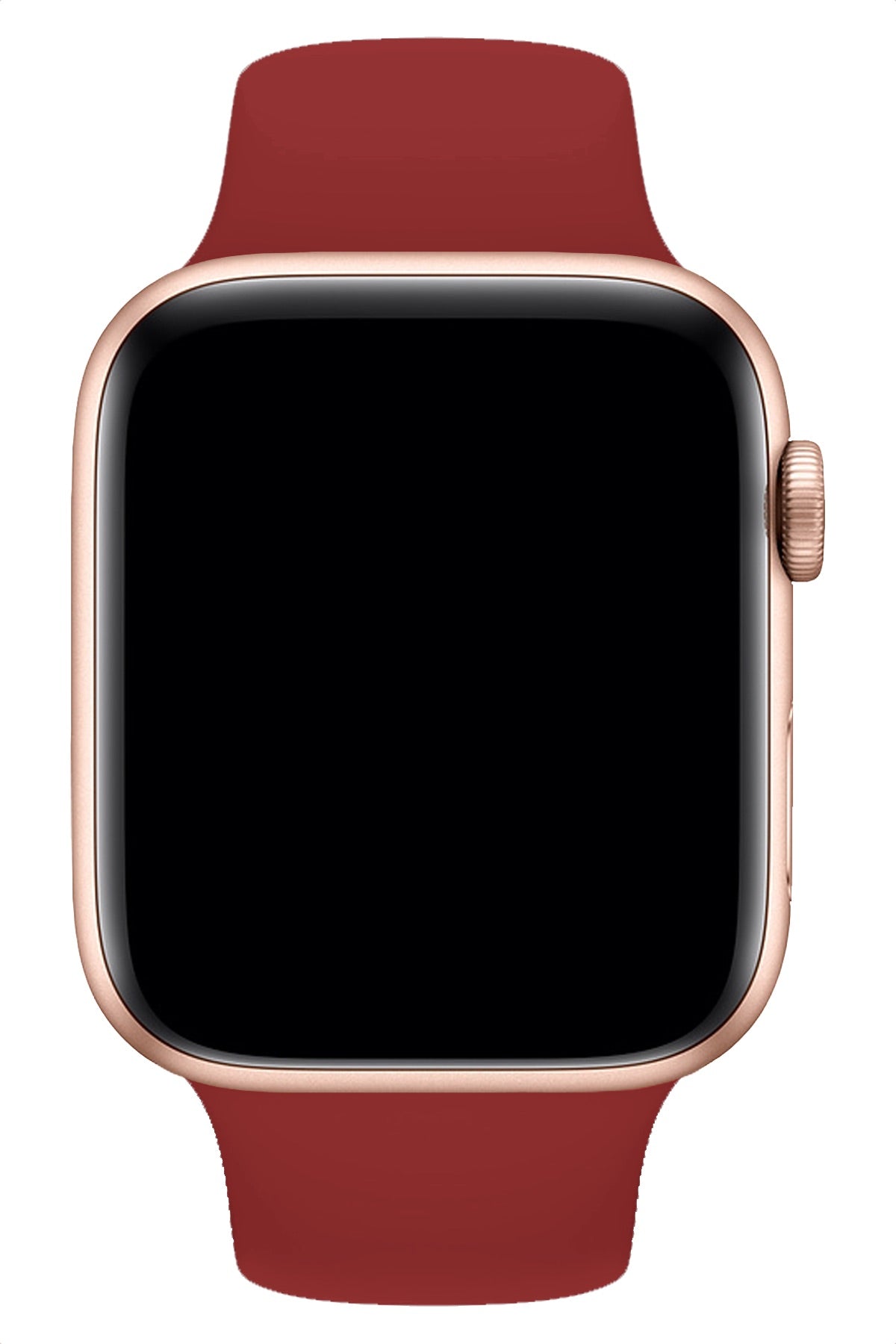 Apple Watch Uyumlu Silikon Spor Kordon Falu Kırmızı  bikordon