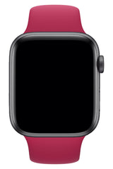 Apple Watch Uyumlu Silikon Spor Kordon Fuşya