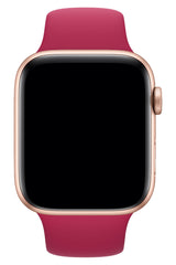 Apple Watch Uyumlu Silikon Spor Kordon Fuşya