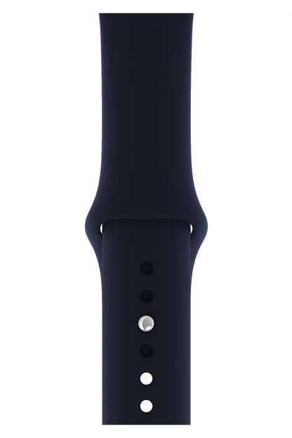 Apple Watch Compatible Silicone Sport Band Night Blue