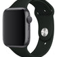 Apple Watch Uyumlu Silikon Spor Kordon Gece Yeşil  bikordon
