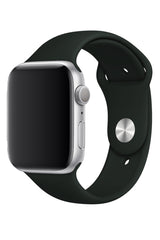Apple Watch Uyumlu Silikon Spor Kordon Gece Yeşil