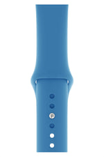 Apple Watch Uyumlu Silikon Spor Kordon Gök Mavi  bikordon