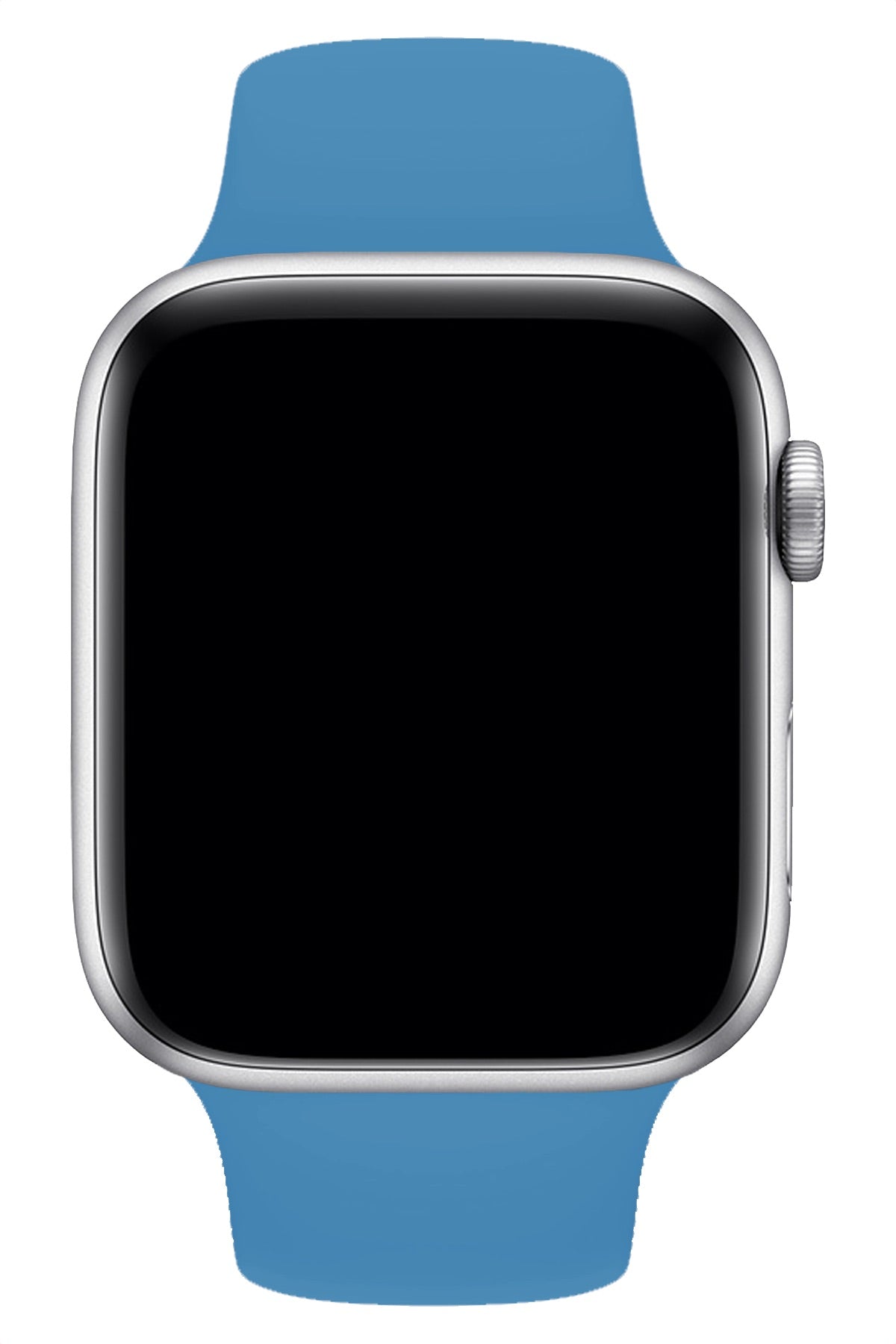 Apple Watch Uyumlu Silikon Spor Kordon Gök Mavi  bikordon