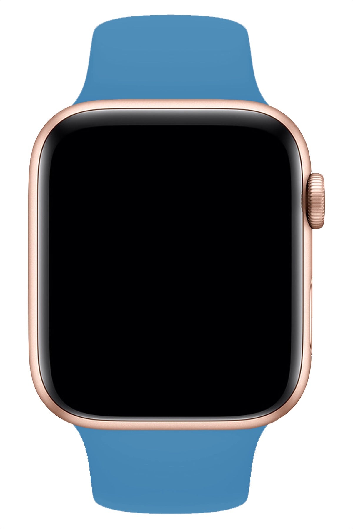 Apple Watch Uyumlu Silikon Spor Kordon Gök Mavi  bikordon
