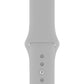 Apple Watch Uyumlu Silikon Spor Kordon Gri  bikordon