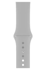 Apple Watch Uyumlu Silikon Spor Kordon Gri