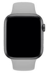 Apple Watch Uyumlu Silikon Spor Kordon Gri