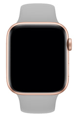 Apple Watch Uyumlu Silikon Spor Kordon Gri
