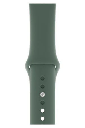 Apple Watch Uyumlu Silikon Spor Kordon Haki  bikordon