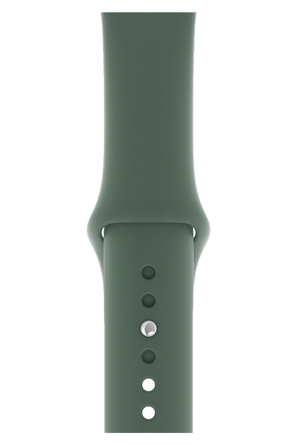 Apple Watch Uyumlu Silikon Spor Kordon Haki  bikordon