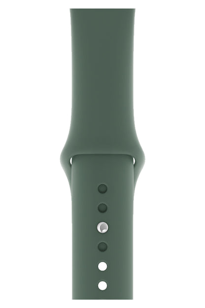 Apple Watch Uyumlu Silikon Spor Kordon Haki  bikordon