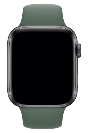 Apple Watch Uyumlu Silikon Spor Kordon Haki