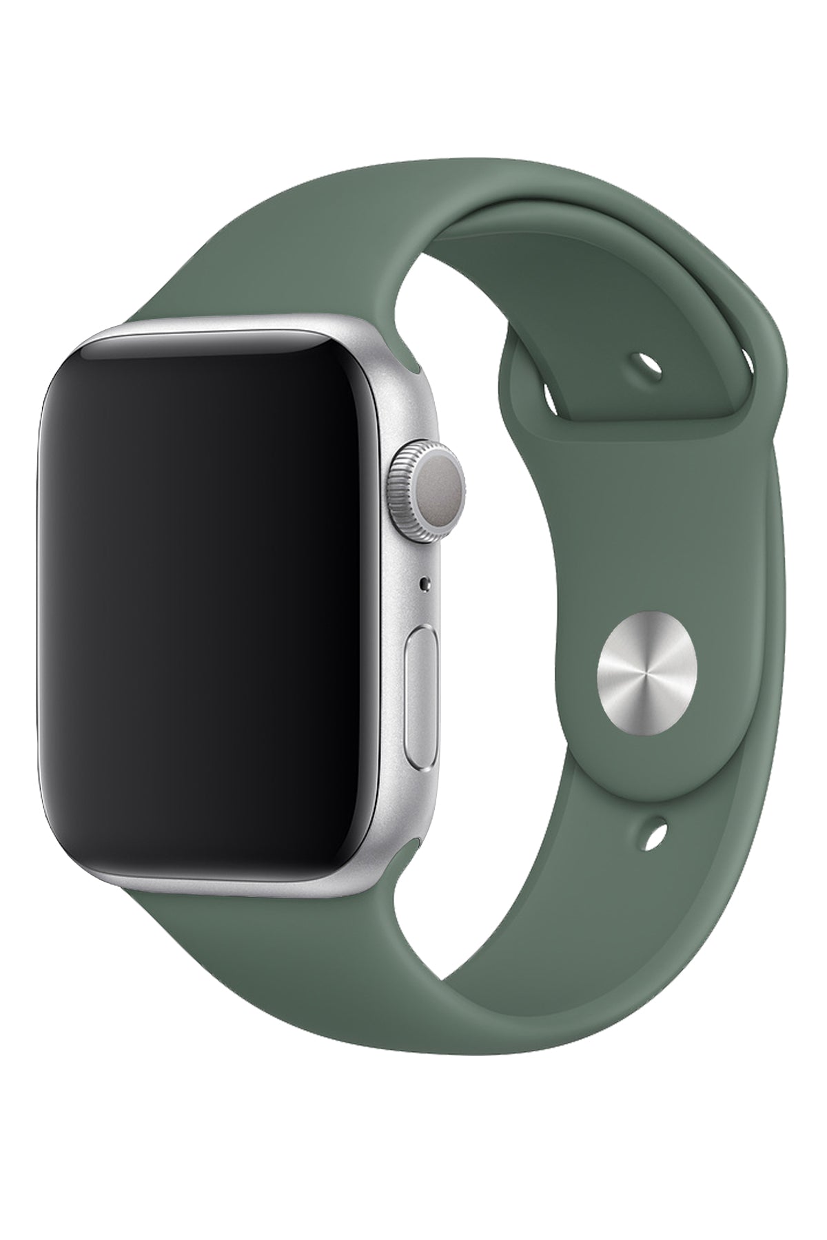 Apple Watch Uyumlu Silikon Spor Kordon Haki  bikordon
