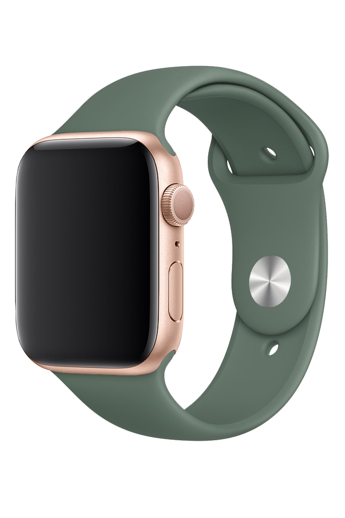 Apple Watch Uyumlu Silikon Spor Kordon Haki  bikordon