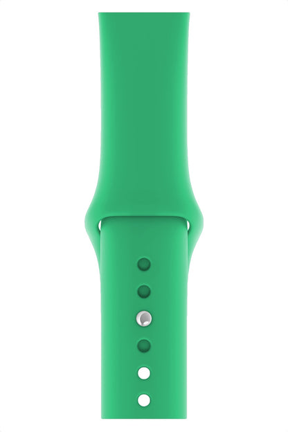 Apple Watch Compatible Silicone Sport Band Linden Green