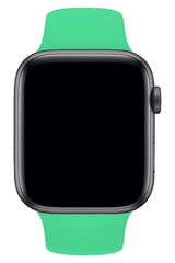 Apple Watch Compatible Silicone Sport Band Linden Green