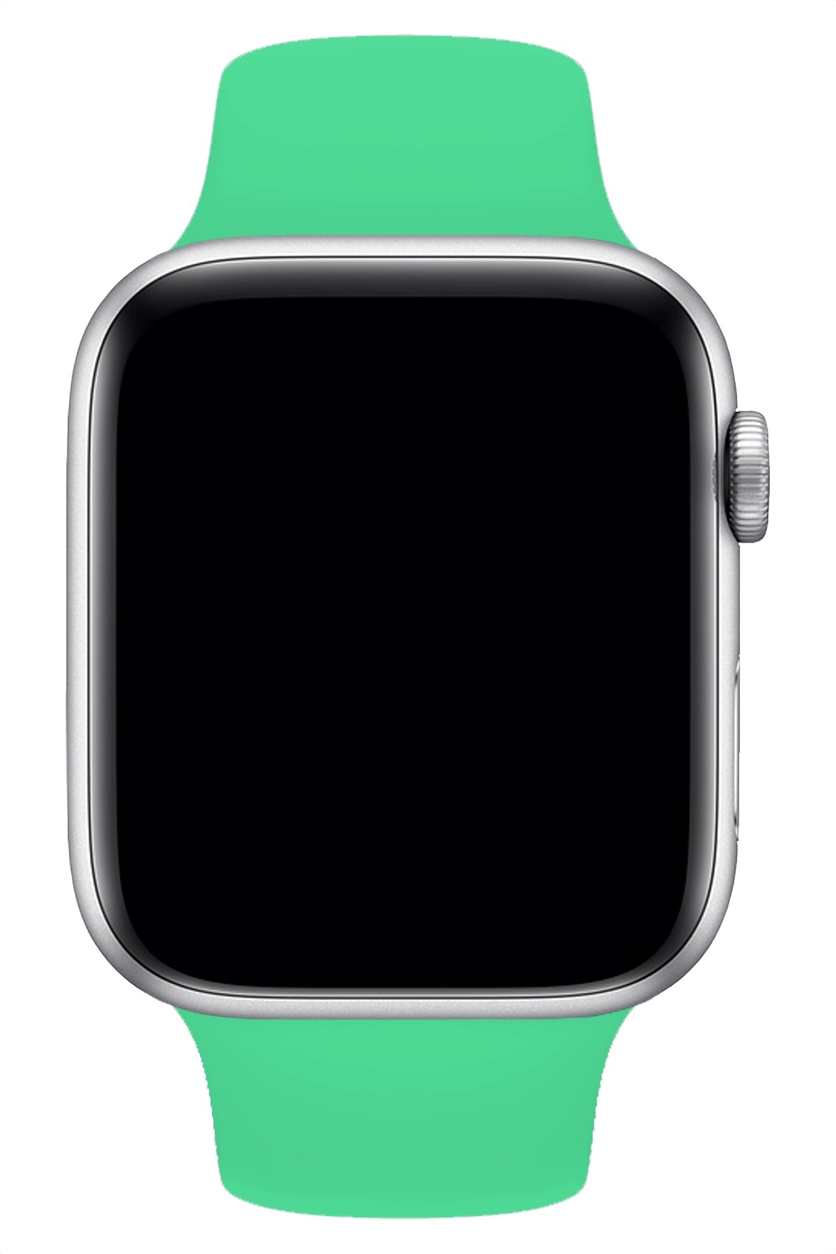 Apple Watch Uyumlu Silikon Spor Kordon Ihlamur Yeşil  bikordon
