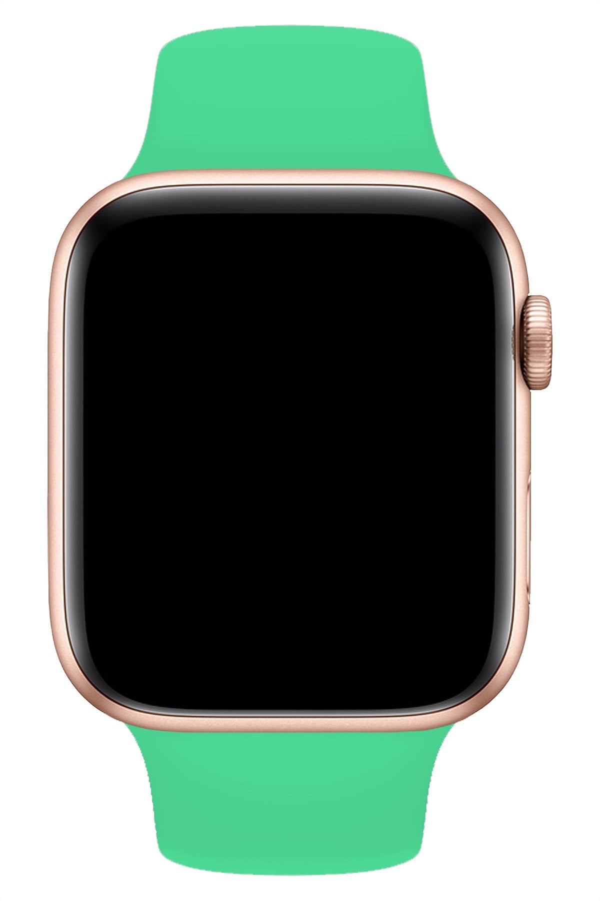 Apple Watch Uyumlu Silikon Spor Kordon Ihlamur Yeşil  bikordon