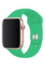 Apple Watch Compatible Silicone Sport Band Linden Green