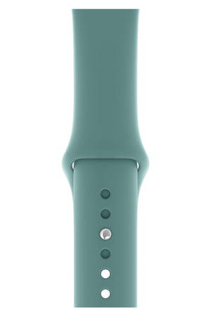 Apple Watch Compatible Silicone Sport Band Cactus Green