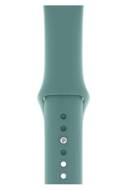 Apple Watch Uyumlu Silikon Spor Kordon Kaktüs Yeşil  bikordon