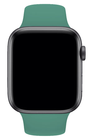 Apple Watch Compatible Silicone Sport Band Cactus Green