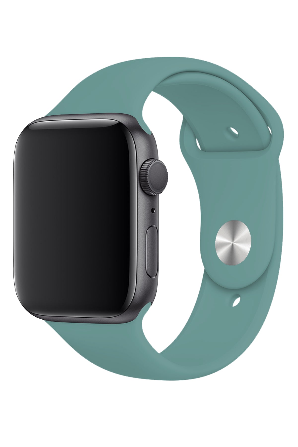 Apple Watch Uyumlu Silikon Spor Kordon Kaktüs Yeşil  bikordon