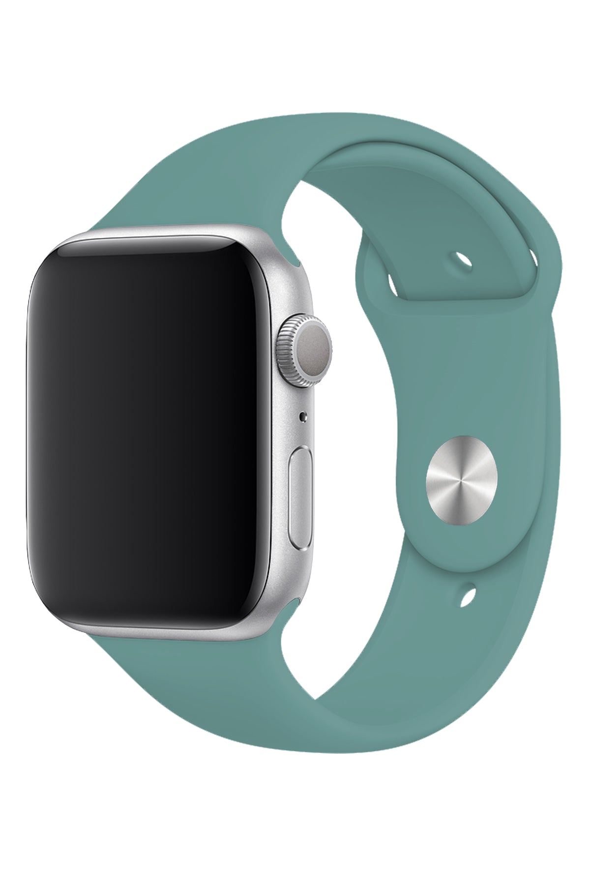 Apple Watch Uyumlu Silikon Spor Kordon Kaktüs Yeşil  bikordon