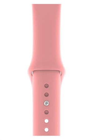 Apple Watch Compatible Silicone Sport Band Carnation Pink