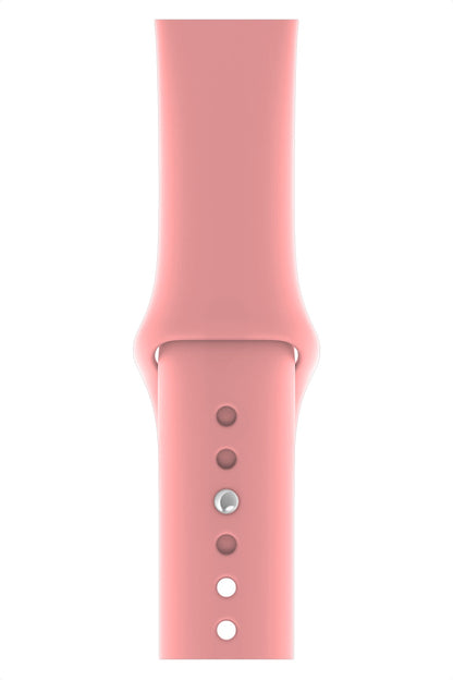 Apple Watch Compatible Silicone Sport Band Carnation Pink