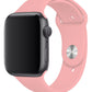 Apple Watch Compatible Silicone Sport Band Carnation Pink