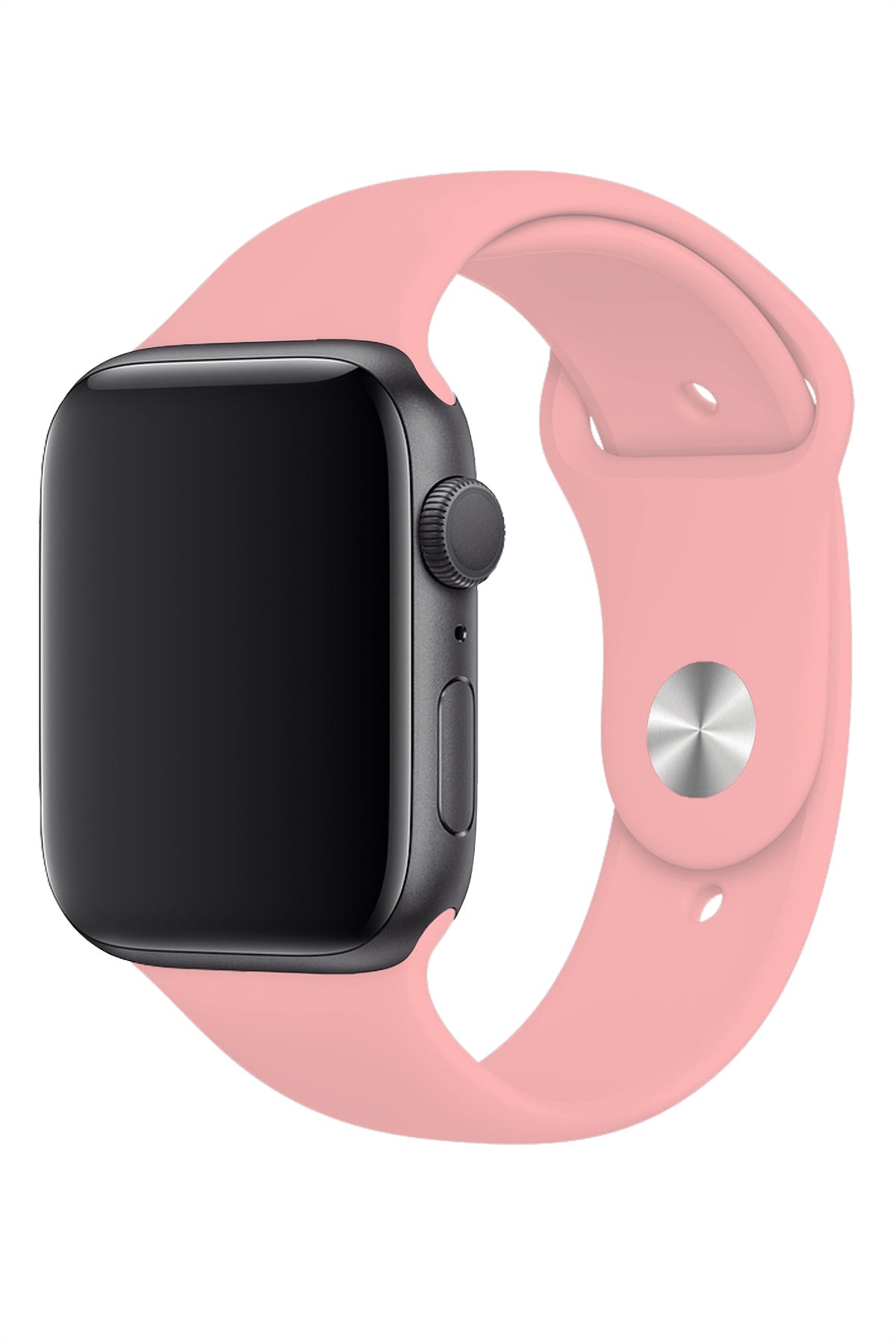 Apple Watch Uyumlu Silikon Spor Kordon Karanfil Pembe  bikordon