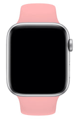 Apple Watch Uyumlu Silikon Spor Kordon Karanfil Pembe